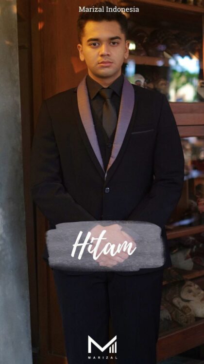 Hitam Double Kerah Best Seller